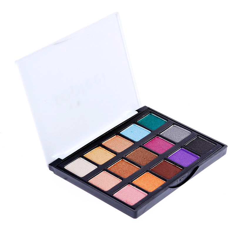 Palette Matte Eyeshadow Pallete Glitter Powder Eye Shadow Earth Shadow Brush Set-2863b2fb5a69f9e08676a6f49dbcef74
