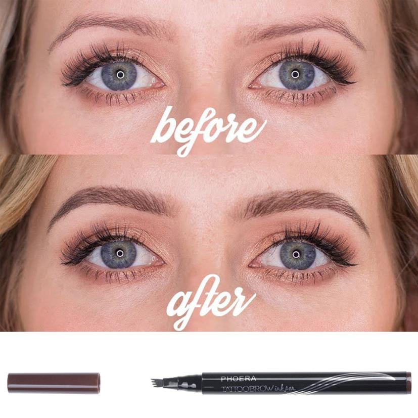 New Long Lasting Ultra-Fine Four-Comb Eyebrow Pencil-41b24e7a3d9f8b6375b8fec6a6fc24a4