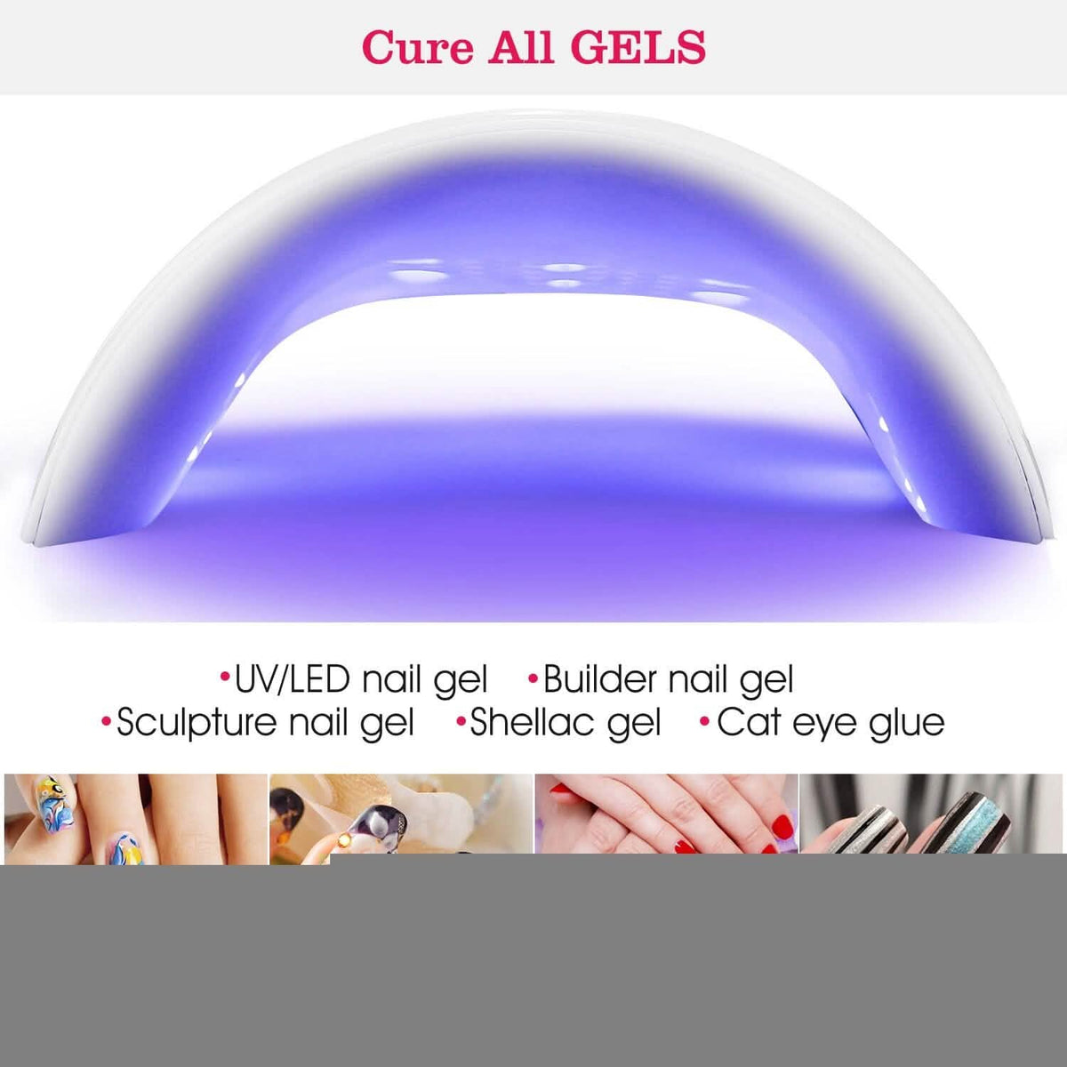 36W UV LED Lamp Nail Gel Dryer 12 LED Sensor Gel Curing Machine-36W UV LED Lamp Nail Gel Dryer 12 LED Sensor Gel Curing Machine