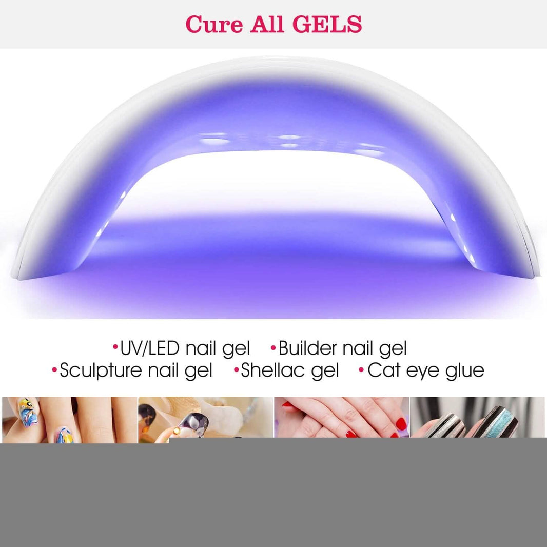 36W UV LED Lamp Nail Gel Dryer 12 LED Sensor Gel Curing Machine-36W UV LED Lamp Nail Gel Dryer 12 LED Sensor Gel Curing Machine