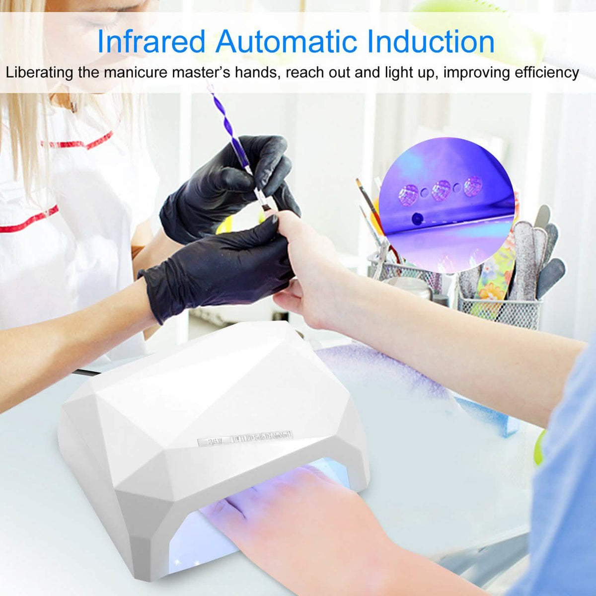 36W UV LED Lamp Nail Polish Dryer-36W UV LED Lamp Nail Polish Dryer