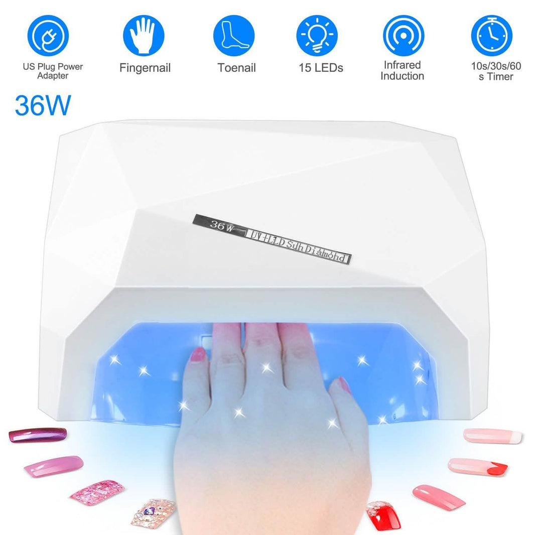 36W UV LED Lamp Nail Polish Dryer-36W UV LED Lamp Nail Polish Dryer