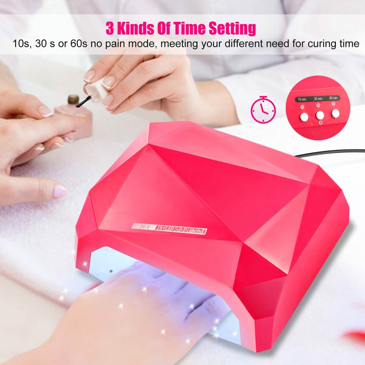 36W UV LED Lamp Nail Polish Dryer-36W UV LED Lamp Nail Polish Dryer