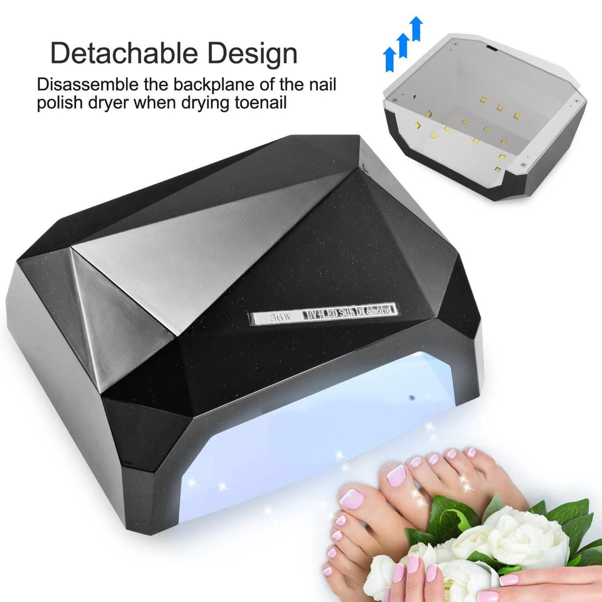 36W UV LED Lamp Nail Polish Dryer-36W UV LED Lamp Nail Polish Dryer