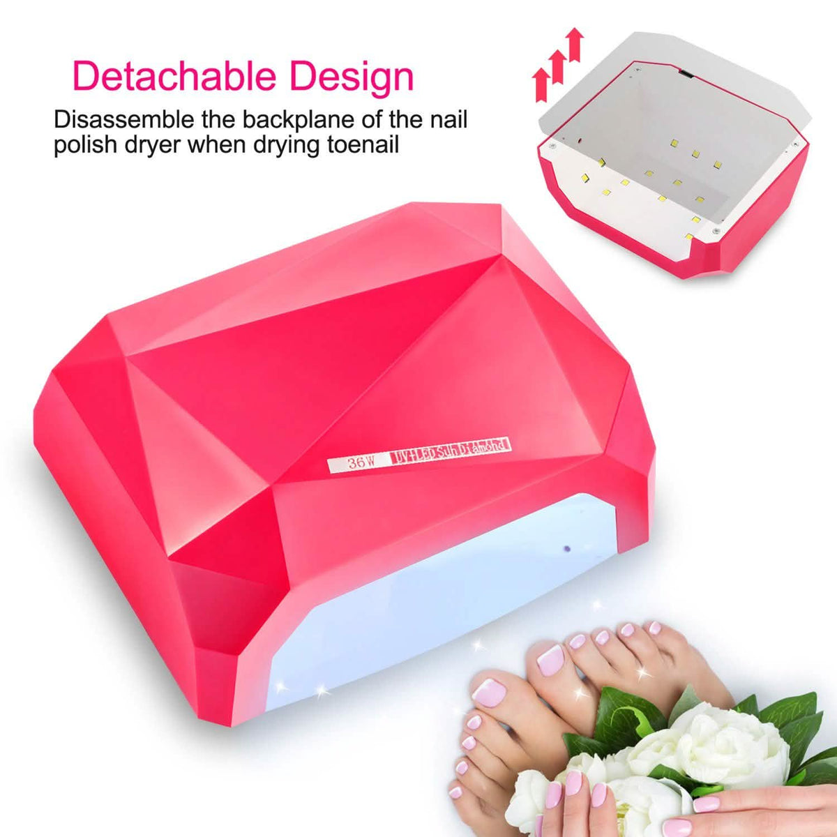 36W UV LED Lamp Nail Polish Dryer-36W UV LED Lamp Nail Polish Dryer