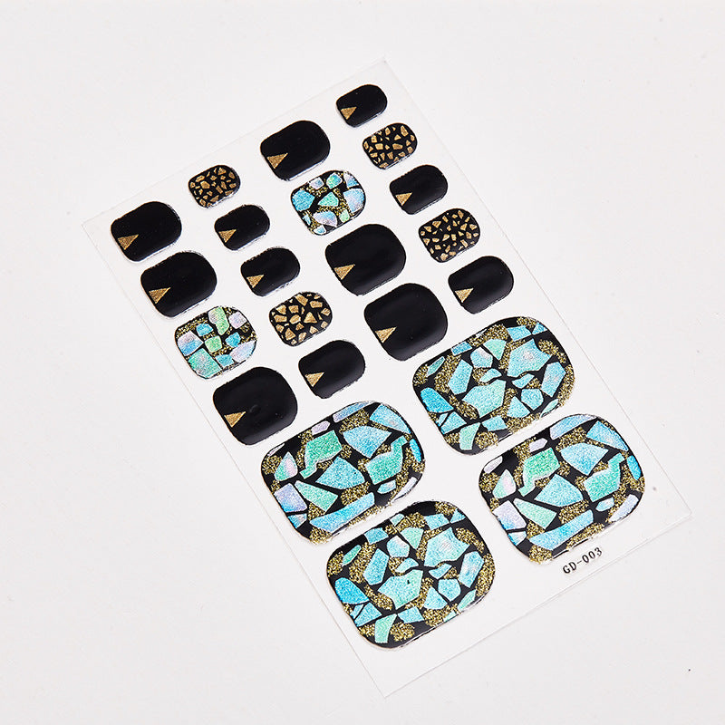 Nail stickers foot stickers 22 small stickers waterproof nail stickers foot nail stickers-67ca1da7f690b5b98efca2c2d138dc8b