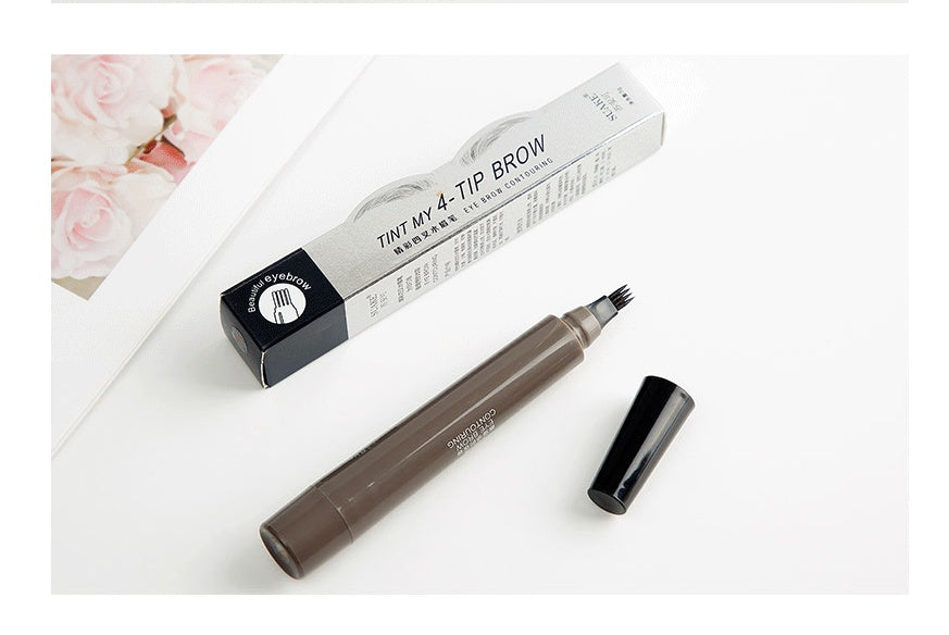 Four-headed Eyebrow Pencil Long-lasting No Blooming-e95ccc130ca4ccc5db3f7b629b1877ce