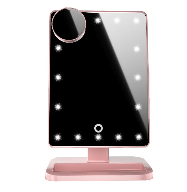 Touch Screen Makeup Mirror With 20 LED Light Bluetooth Music Speaker 10X Magnifying Mirrors Lights-befc19578a7ea42731f34f34982725b2