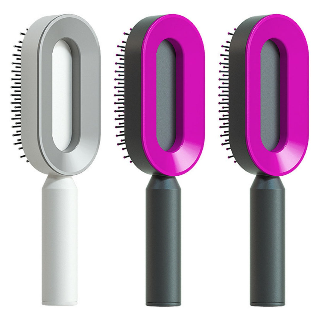 Self Cleaning Hair Brush For Women One-key Cleaning Hair Loss Airbag Massage Scalp Comb Anti-Static Hairbrush-bd47551bdde10a11be09d58eecdb342e
