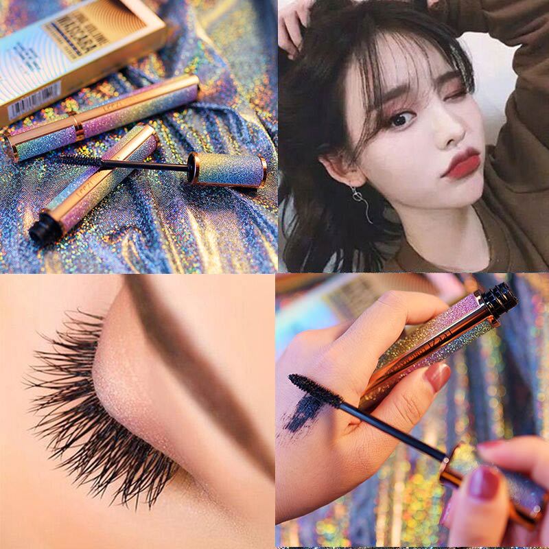 4d long thick curling waterproof and sweat-proof is not blooming star mascara-d294481faf88cb287f6403bd4f178cbb