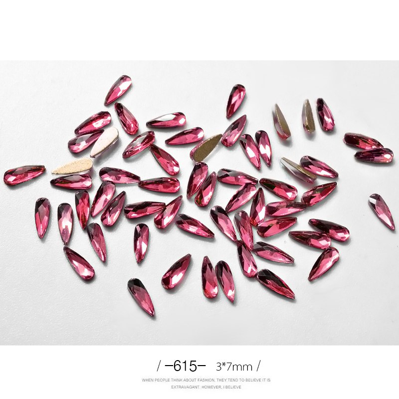 10Pcs 3D Nail Art Rhinestones Long Water Drop Shaped Glitter Nail Art Decorations Accessoires Nail Supplies-8194c848ebd2281583c394fbf66d1133