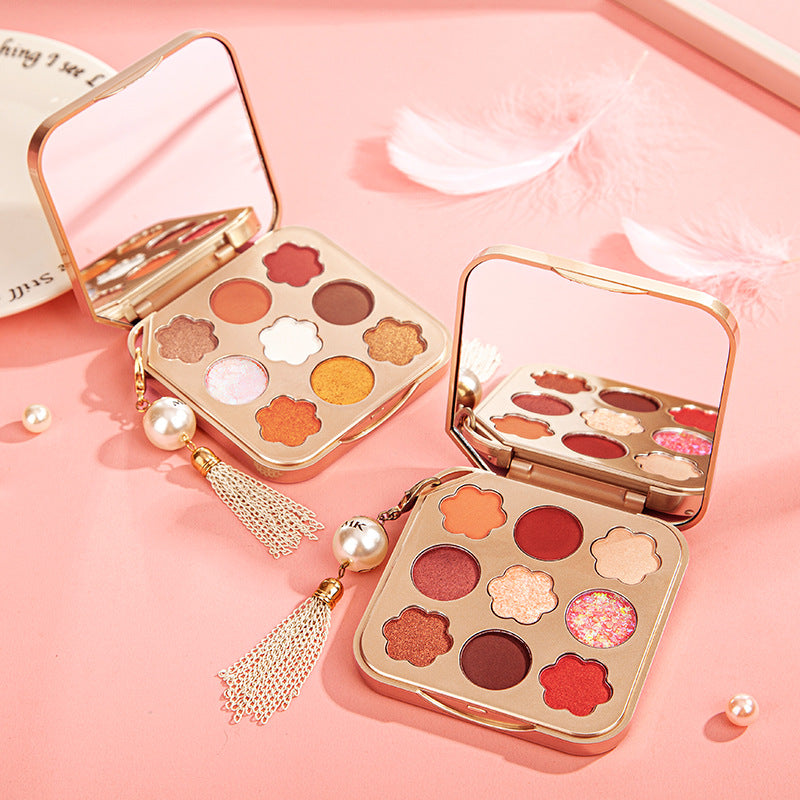 Nine Colors Matte Pearlescent Waterproof Long Lasting Star Bright Diamond Eyeshadow Palette-d81476da6ed3445496de843fc020d20c