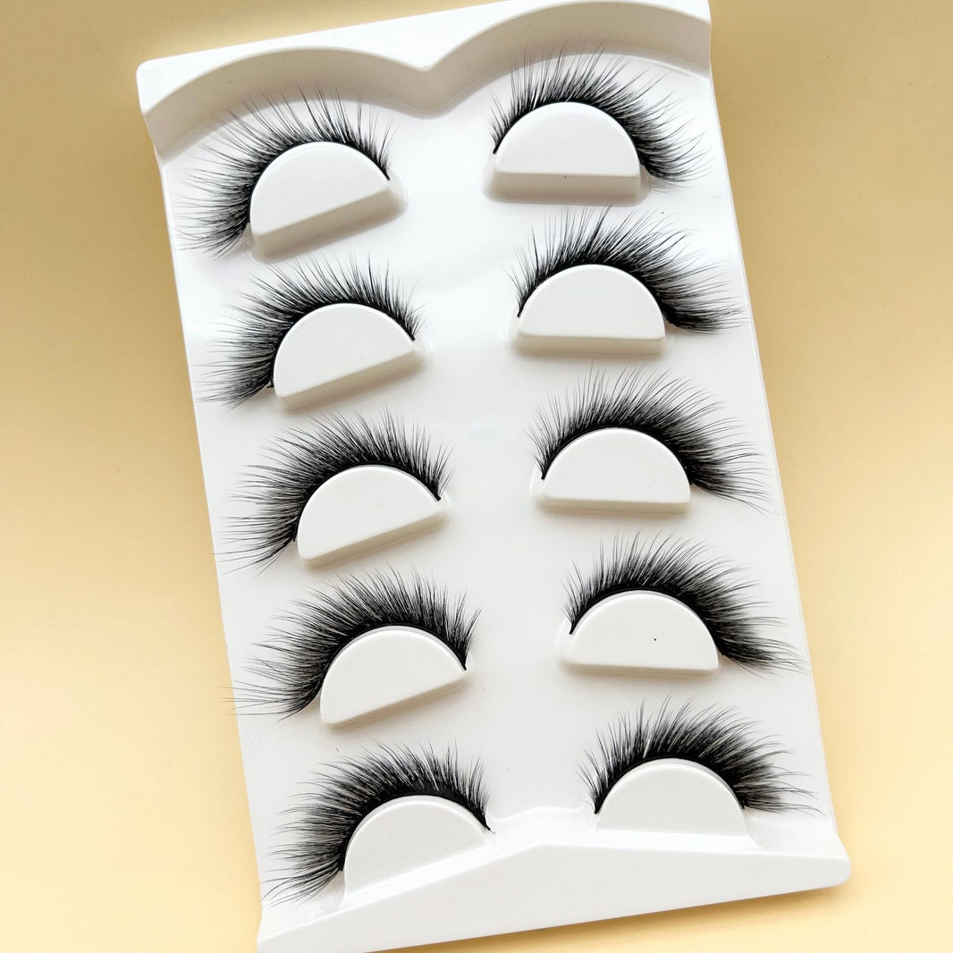 Mink Eyelashes Eye Tail Lengthening Natural Eyelashes Flat False-96aa0db4d8e20fb31ab7f5babc443e88