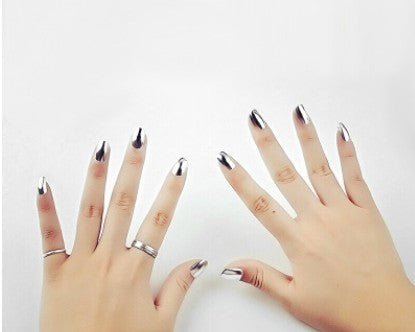 Mirror Silver Nail Polish Base Coat Manicure Nail Treatment-856bbc1ab5b6a7ea81aa3124954f8325