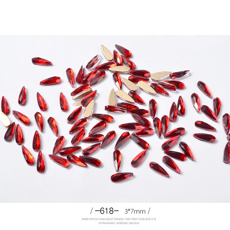 10Pcs 3D Nail Art Rhinestones Long Water Drop Shaped Glitter Nail Art Decorations Accessoires Nail Supplies-3c7d167651351c875f7ef73c4df76120