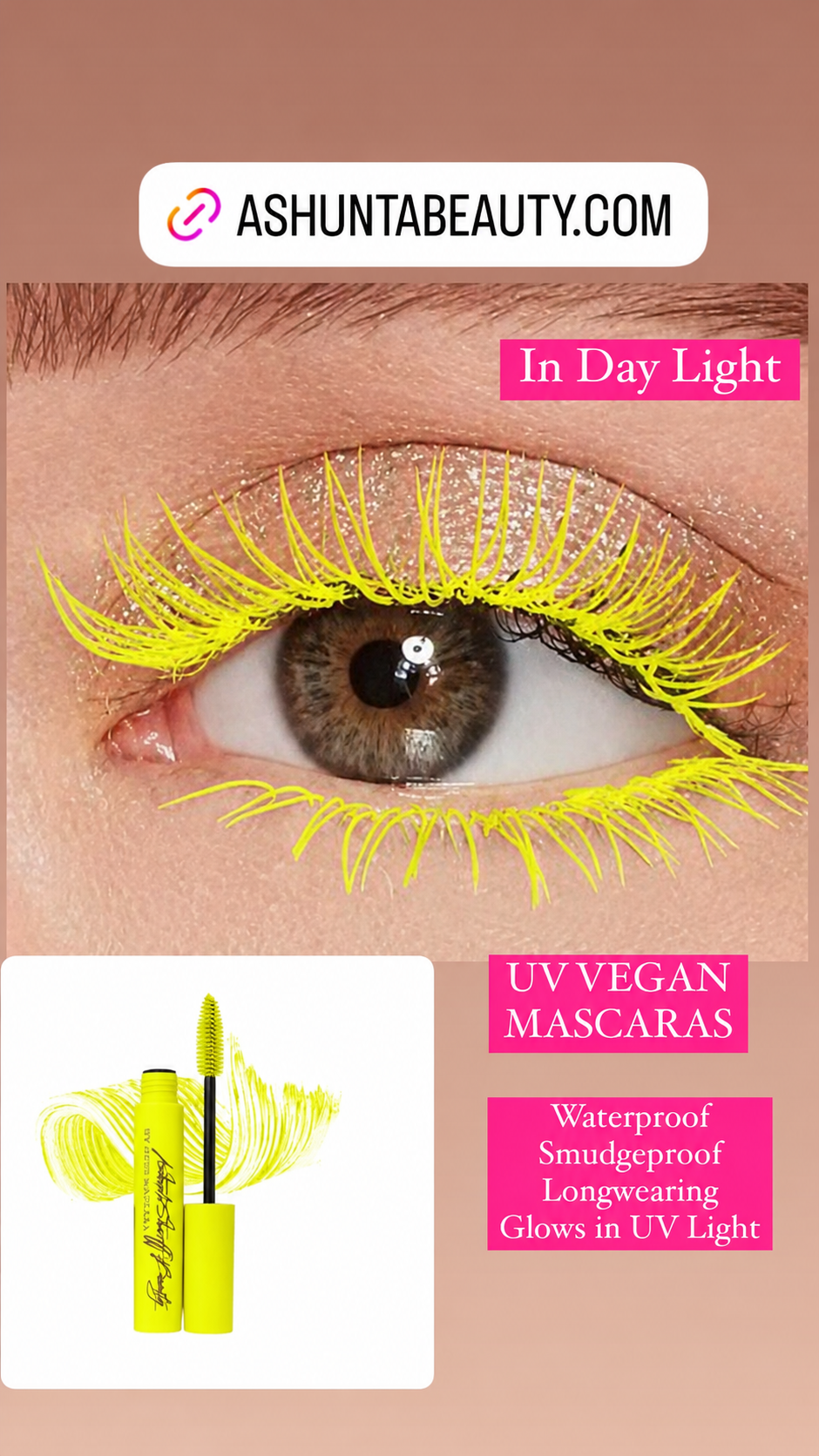 Ashunta Sheriff Beauty UV Vegan Mascara-Ashunta Sheriff Beauty UV Vegan Mascara