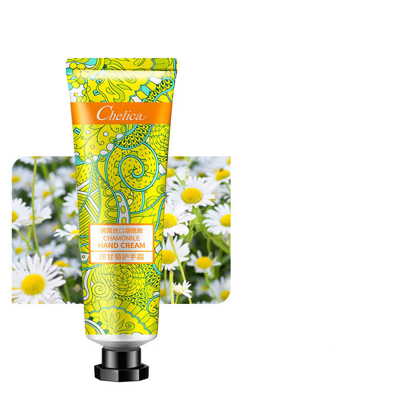 Hand Cream Small Chamomile Horse Oil Moisturizing Non-greasy Plant Fragrance-9dbf5571711285f88f1c5d9f81c948ba