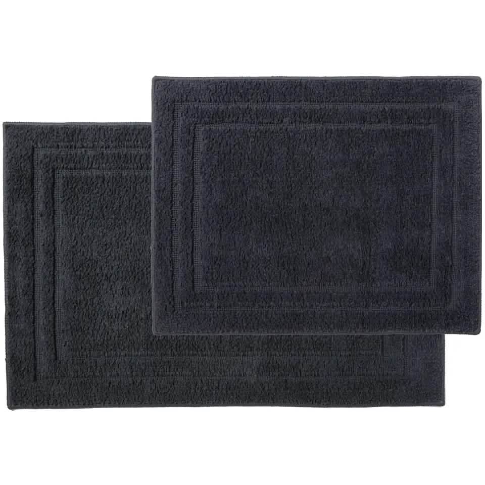 2-Piece: Bibb Home Microfiber Shag Bath Mat Set-2-Piece: Bibb Home Microfiber Shag Bath Mat Set