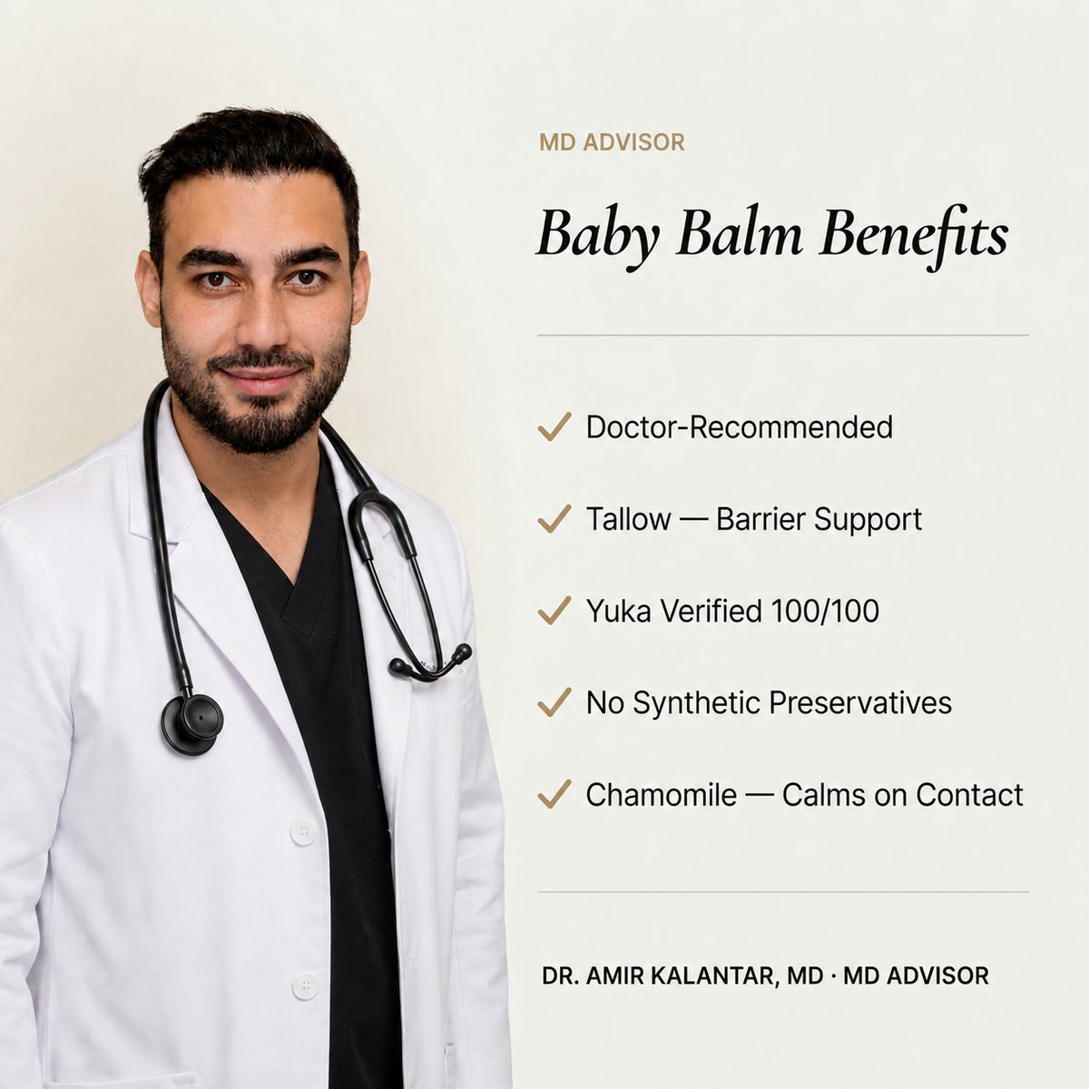 Baby & Diaper Balm — Grass-Fed Tallow, Shea & Roman Chamomile, 4 oz-Baby & Diaper Balm — Grass-Fed Tallow, Shea & Roman Chamomile, 4 oz