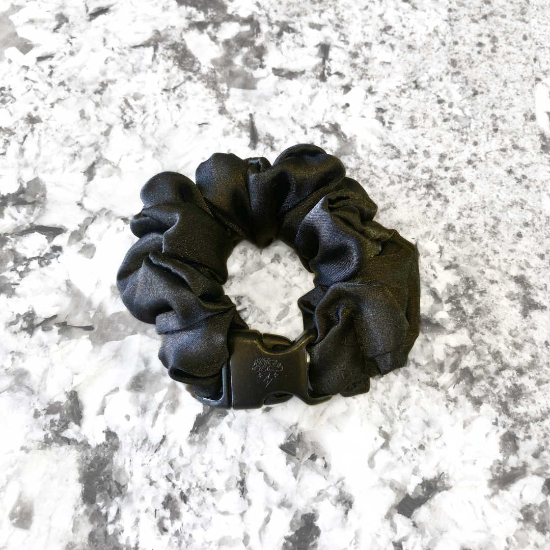 Buckle Scrunchie - Neutral Colors - No Snagging, No Tangles-Buckle Scrunchie - Neutral Colors - No Snagging, No Tangles
