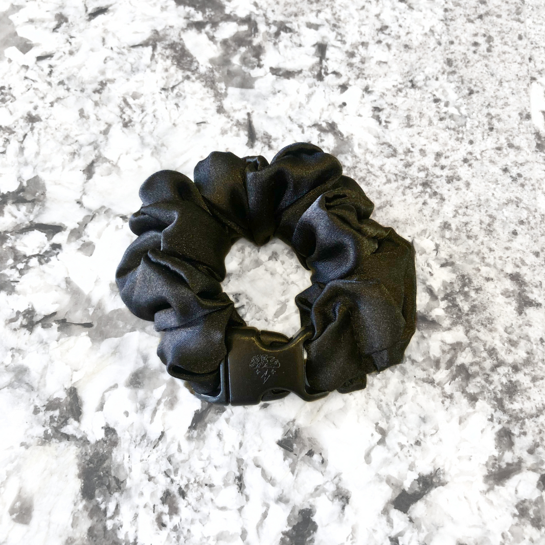 Buckle Scrunchie - Neutral Colors - No Snagging, No Tangles-Buckle Scrunchie - Neutral Colors - No Snagging, No Tangles