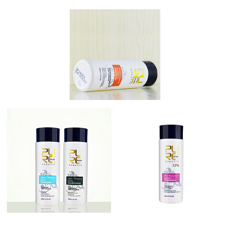 PURC Straightening Hair Repair And Straighten Damage Hair Products Brazilian Keratin Treatment  Purifying Shampoo-55033fda7c676af7c057d6142e4fc531