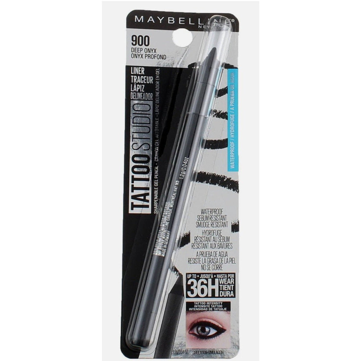 Maybelline Tattoo Studio Eyeliner 900 Deep Onyx-Maybelline Tattoo Studio Eyeliner 900 Deep Onyx
