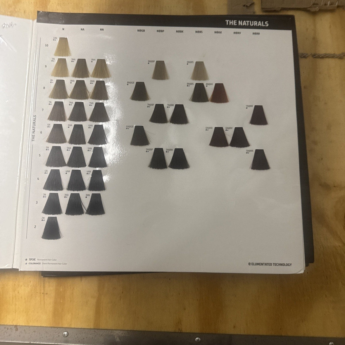 Goldwell Topchic & Colorance Hair Color Swatch Book, Salon Shade Guide-Goldwell Topchic & Colorance Hair Color Swatch Book, Salon Shade Guide