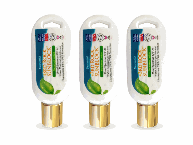 3rd Rock Sunblock® Sunscreen Lotion - Unscented - Zinc Oxide Sunscreen SPF 35 - 1.7 oz-3rd Rock Sunblock® Sunscreen Lotion - Unscented - Zinc Oxide Sunscreen SPF 35 - 1.7 oz