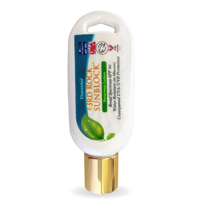 3rd Rock Sunblock® Sunscreen Lotion - Unscented - Zinc Oxide Sunscreen SPF 35 - 1.7 oz-3rd Rock Sunblock® Sunscreen Lotion - Unscented - Zinc Oxide Sunscreen SPF 35 - 1.7 oz