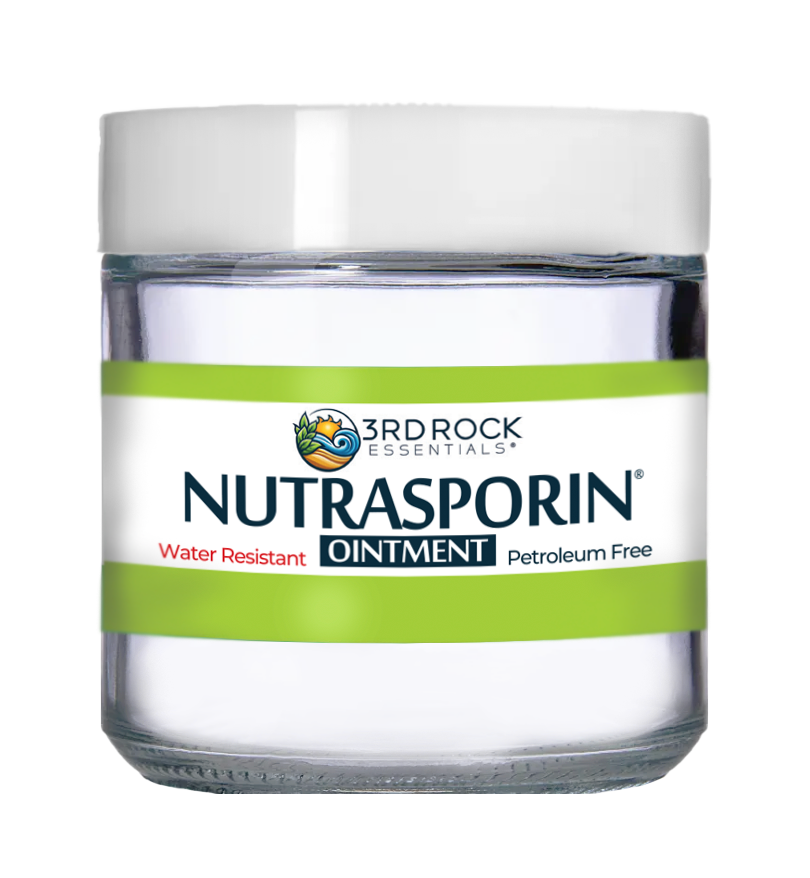 Nutrasporin® - 3oz JAR - All Natural First Aid Ointment 100ppm Silver Gel (Water Resistant)-Nutrasporin® - 3oz JAR - All Natural First Aid Ointment 100ppm Silver Gel (Water Resistant)