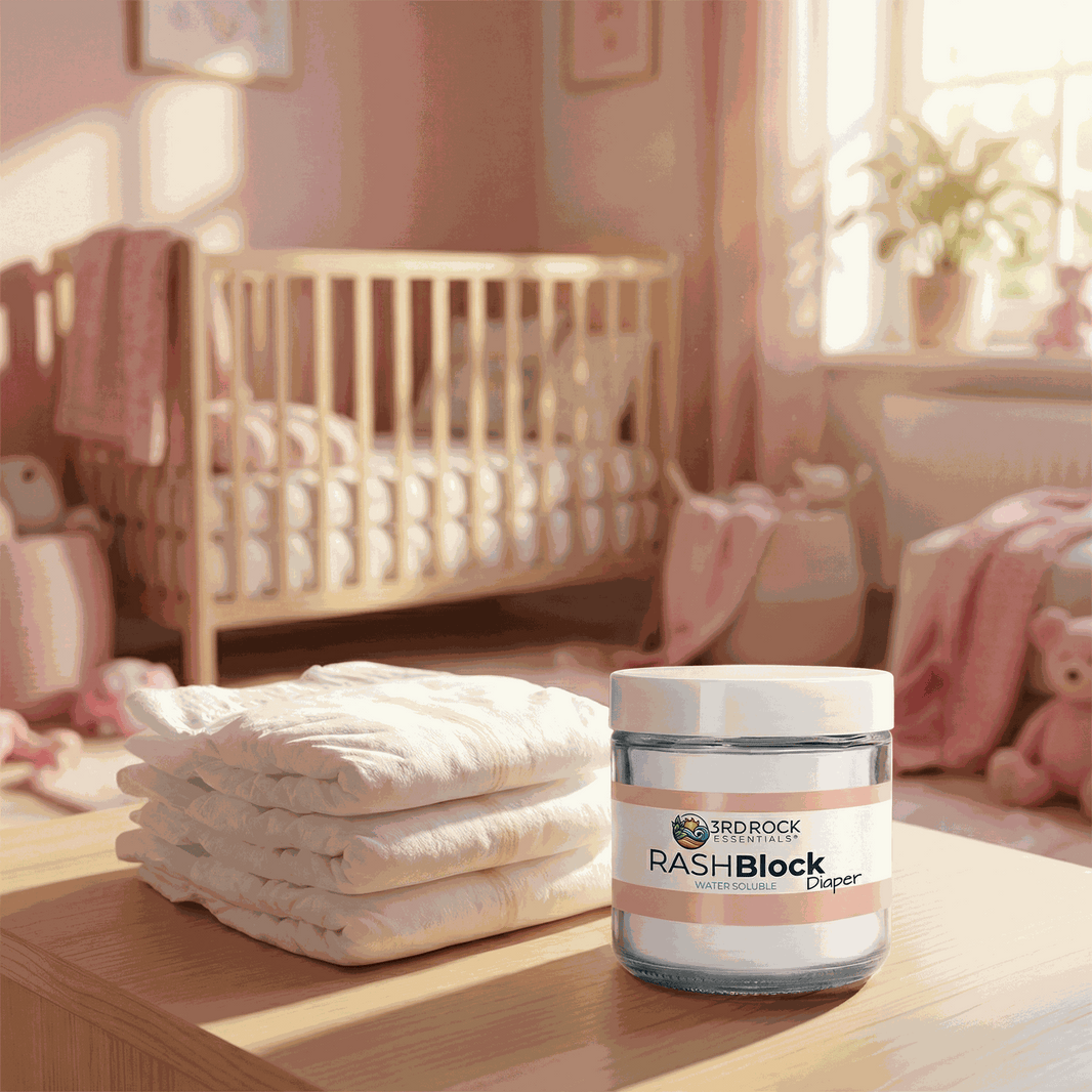 RASHBlock® Diaper 75ppm Silver Diaper Care Ointment - Water Soluble 3 oz-RASHBlock® Diaper 75ppm Silver Diaper Care Ointment - Water Soluble 3 oz