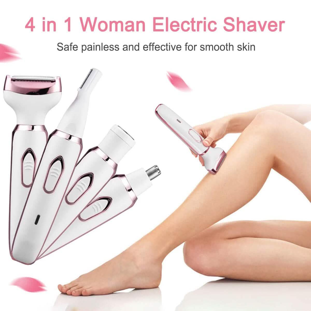 4-in-1 Electric Razor for Women-4-in-1 Electric Razor for Women