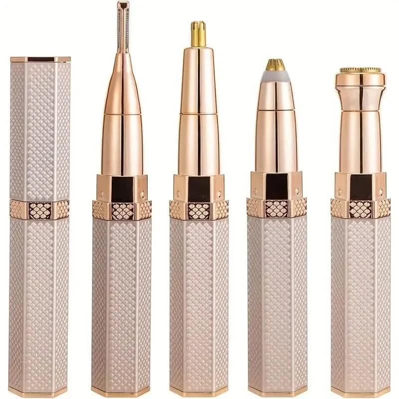 4-in-1 Facial Electric Shaver for Women-4-in-1 Facial Electric Shaver for Women