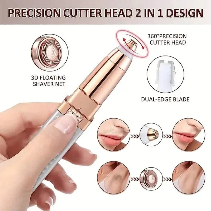4-in-1 Facial Electric Shaver for Women-4-in-1 Facial Electric Shaver for Women