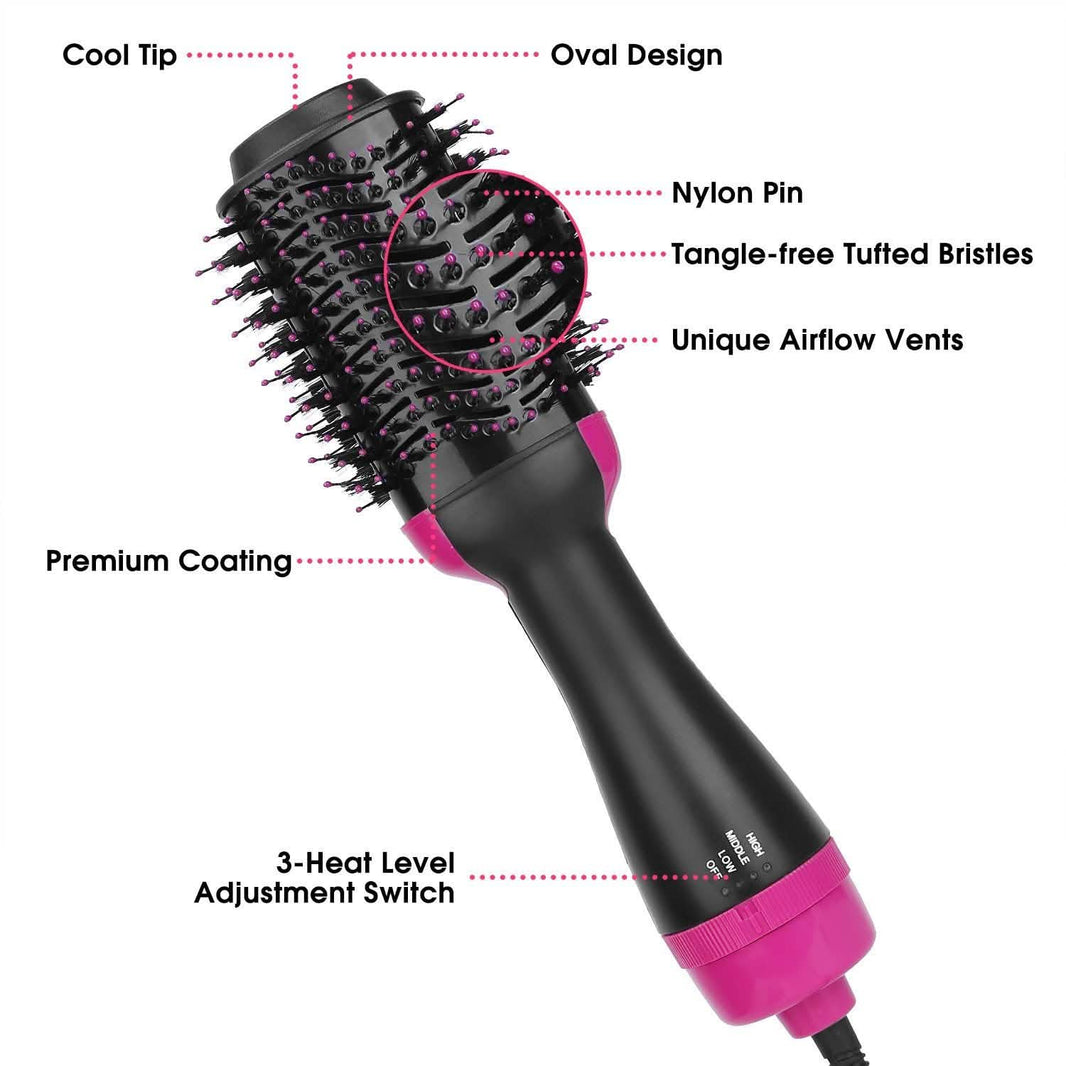 4-in-1 Hair Dryer Volumizer Brush-4-in-1 Hair Dryer Volumizer Brush