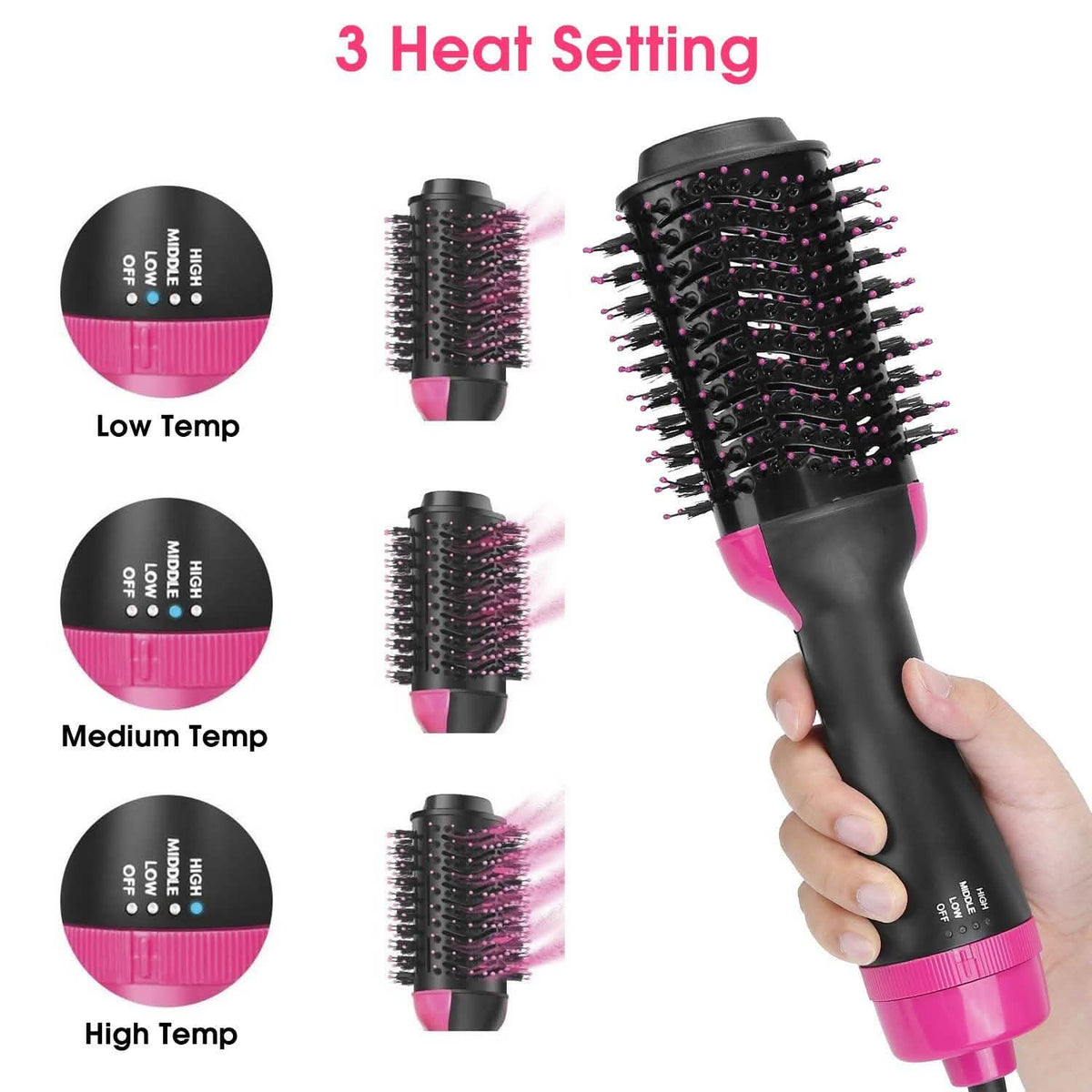 4-in-1 Hair Dryer Volumizer Brush-4-in-1 Hair Dryer Volumizer Brush