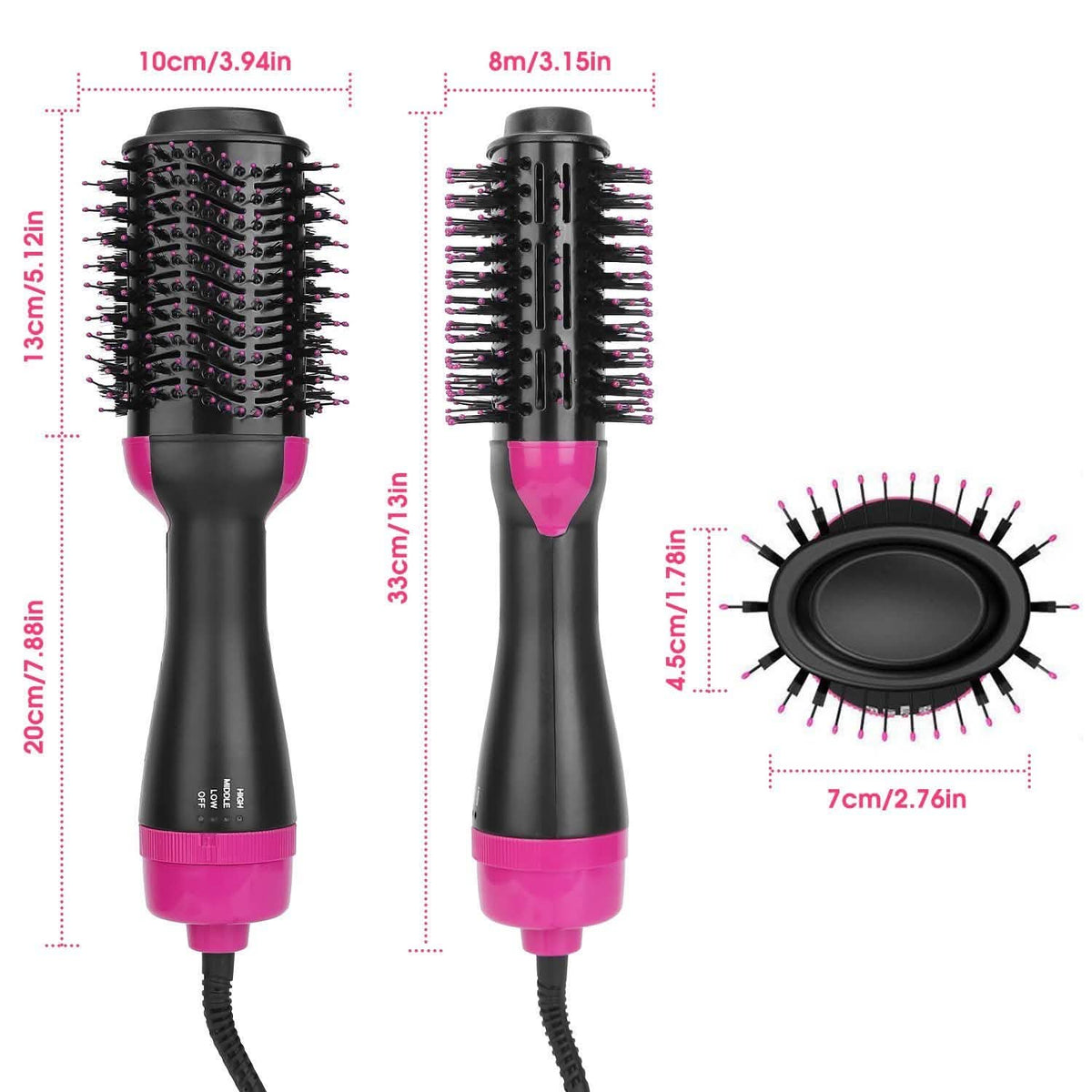 4-in-1 Hair Dryer Volumizer Brush-4-in-1 Hair Dryer Volumizer Brush