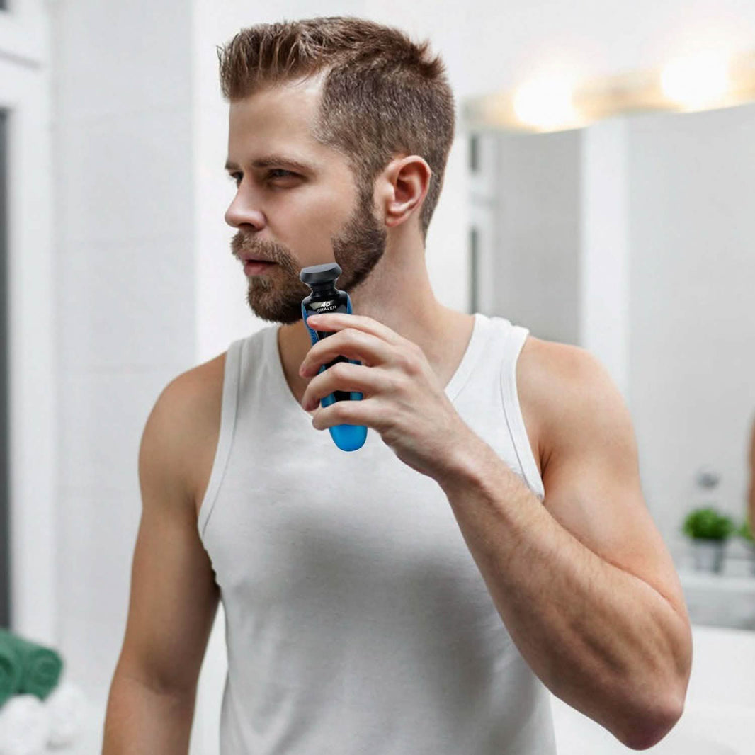 4-in-1 IPX7 Waterproof Beard Trimmer Cordless Razor for Men-4-in-1 IPX7 Waterproof Beard Trimmer Cordless Razor for Men