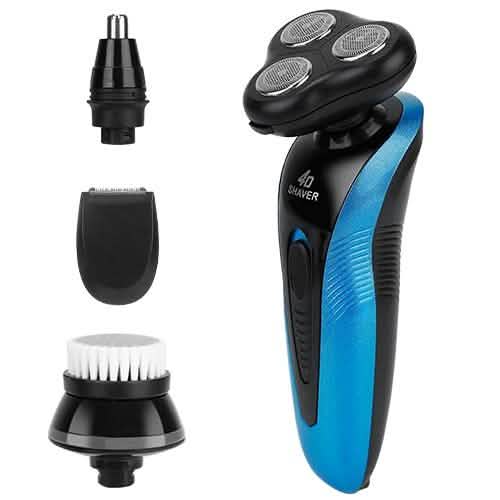 4-in-1 IPX7 Waterproof Beard Trimmer Cordless Razor for Men-4-in-1 IPX7 Waterproof Beard Trimmer Cordless Razor for Men
