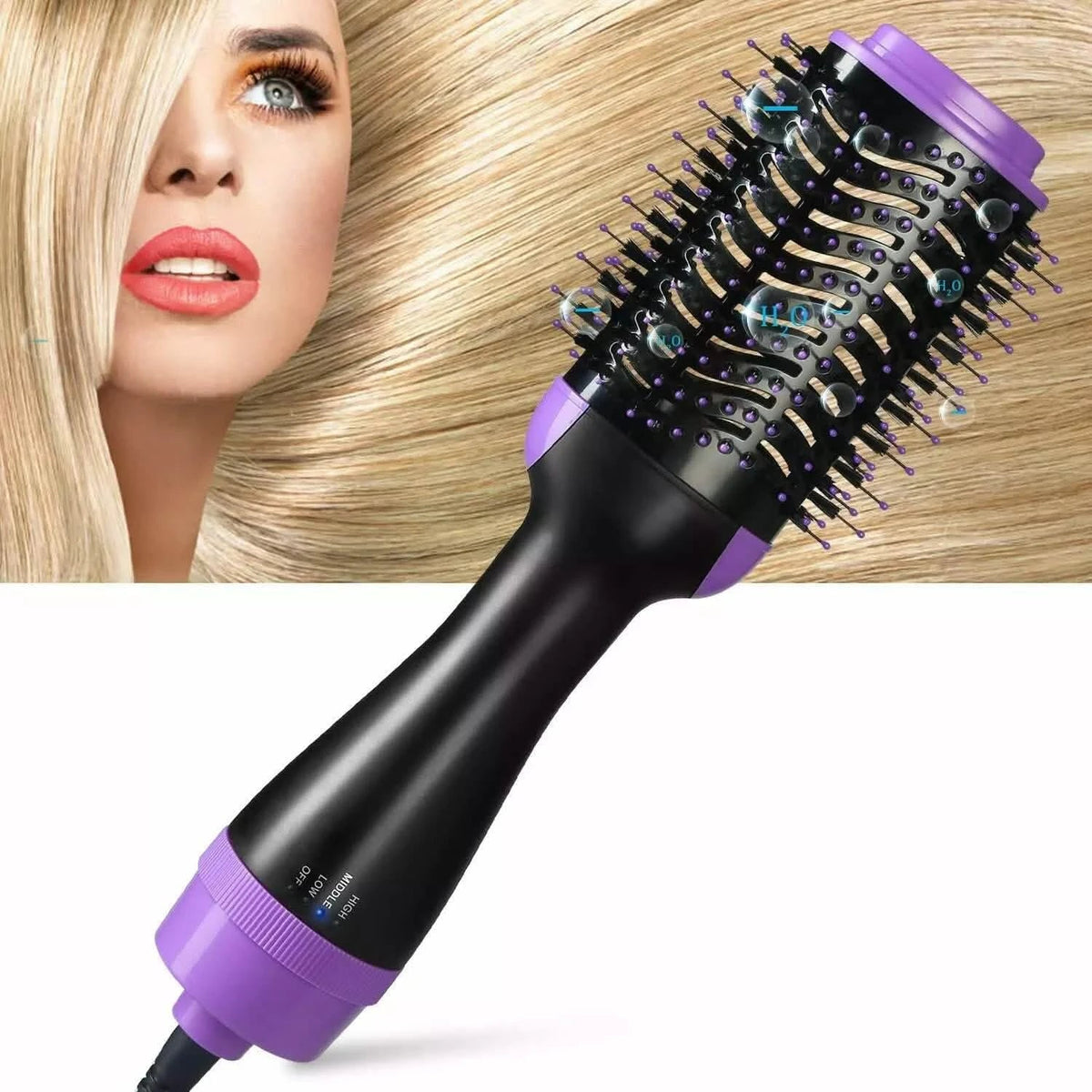 4-in-1 Negative Ion Hot Hair Dryer Brush, ASOGO One Step Hair Dryer & Volumizer-4-in-1 Negative Ion Hot Hair Dryer Brush, ASOGO One Step Hair Dryer & Volumizer