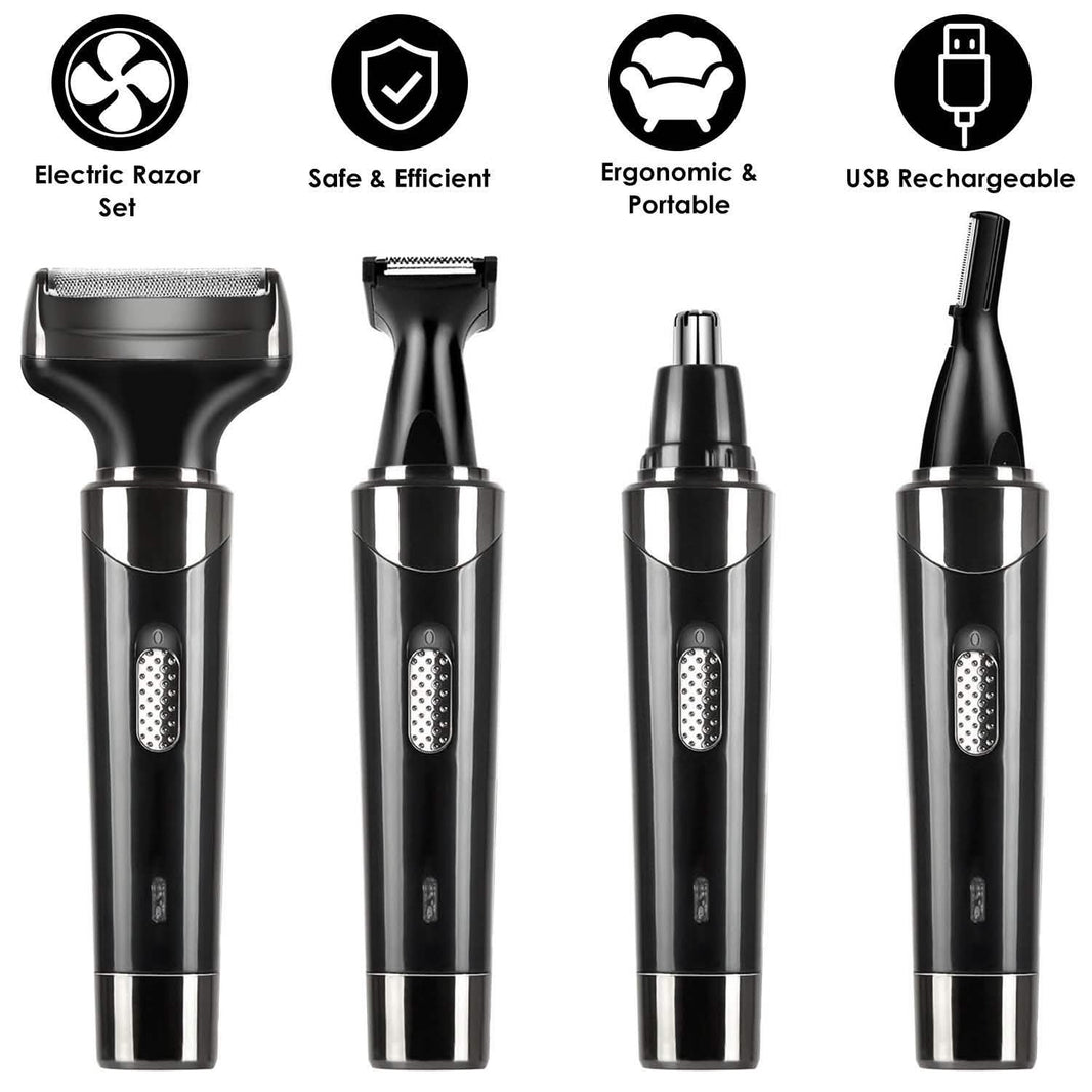 4-in-1 Rechargeable Hair Trimmer-4-in-1 Rechargeable Hair Trimmer
