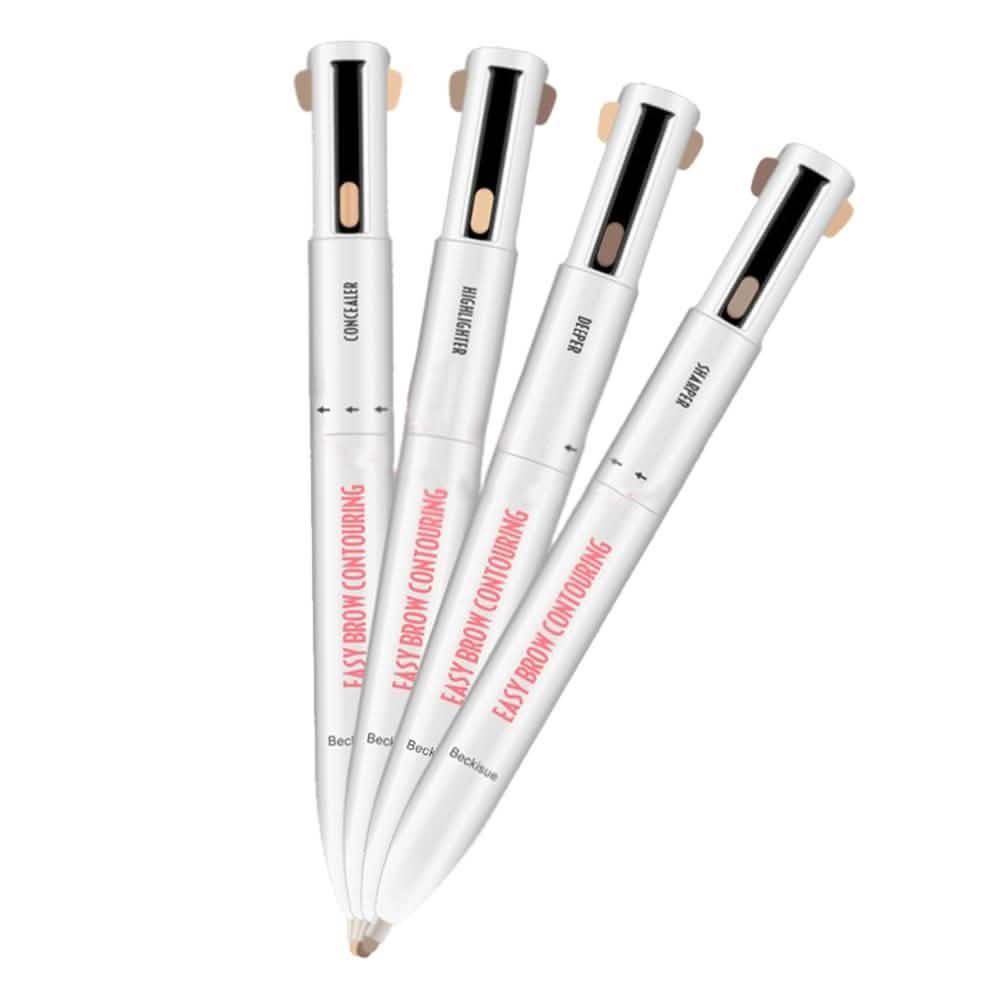4-in-1 Waterproof Pro Rotating Eyebrow Contouring Pencil-4-in-1 Waterproof Pro Rotating Eyebrow Contouring Pencil