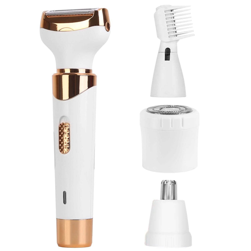 4-in-1 Women Electric Hair Shaver USB Rechargeable-4-in-1 Women Electric Hair Shaver USB Rechargeable