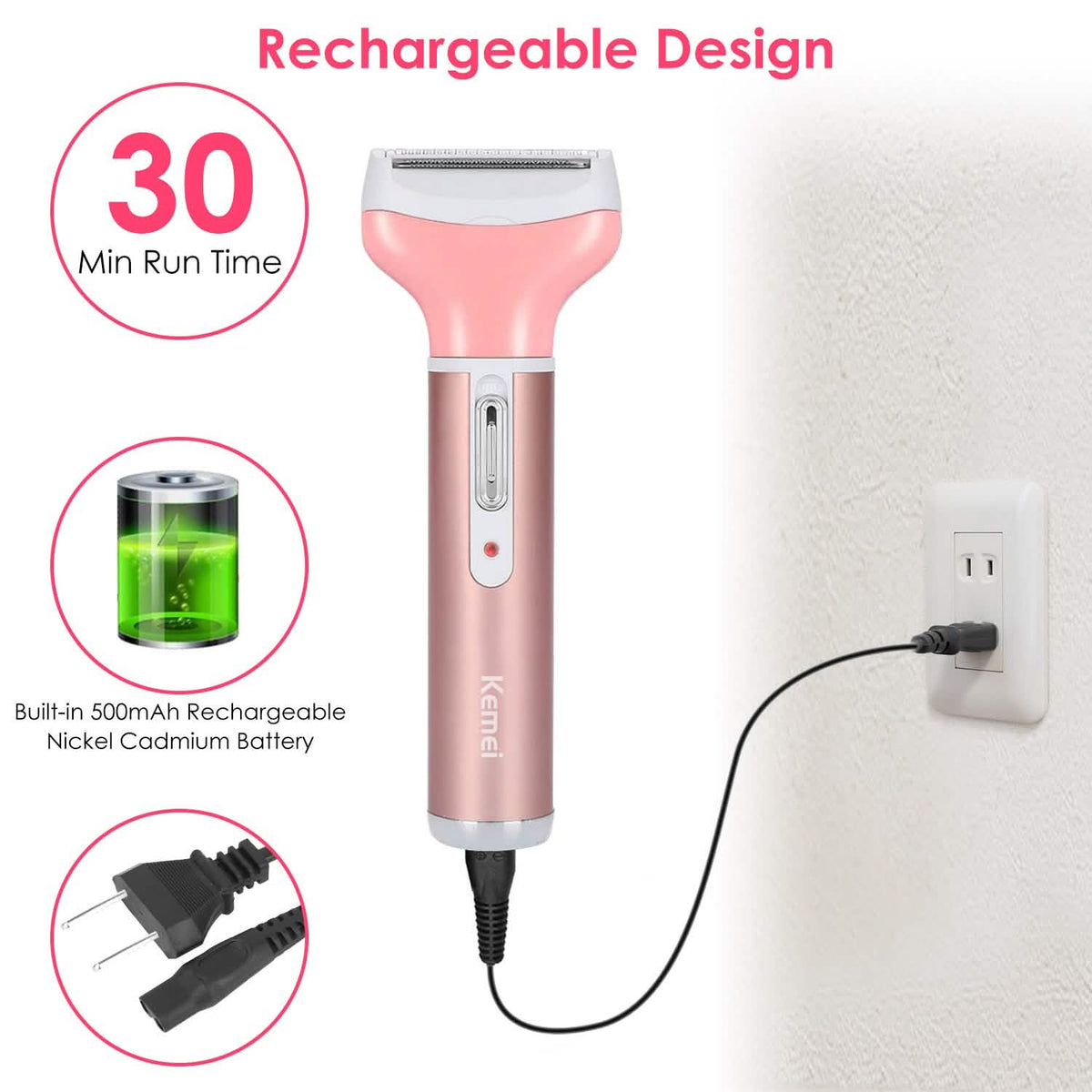 4-in-1 Women Electric Shaver-4-in-1 Women Electric Shaver