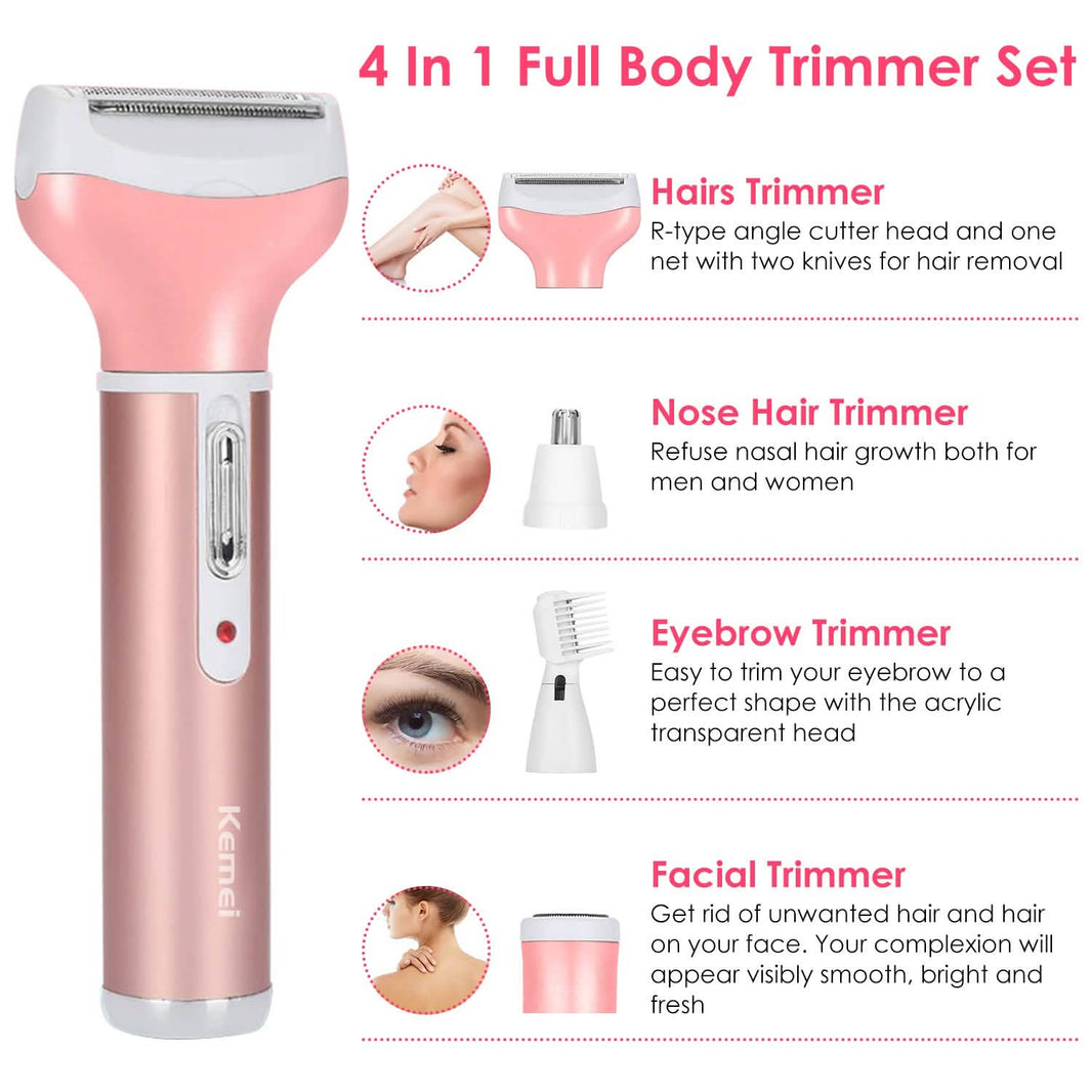 4-in-1 Women Electric Shaver-4-in-1 Women Electric Shaver
