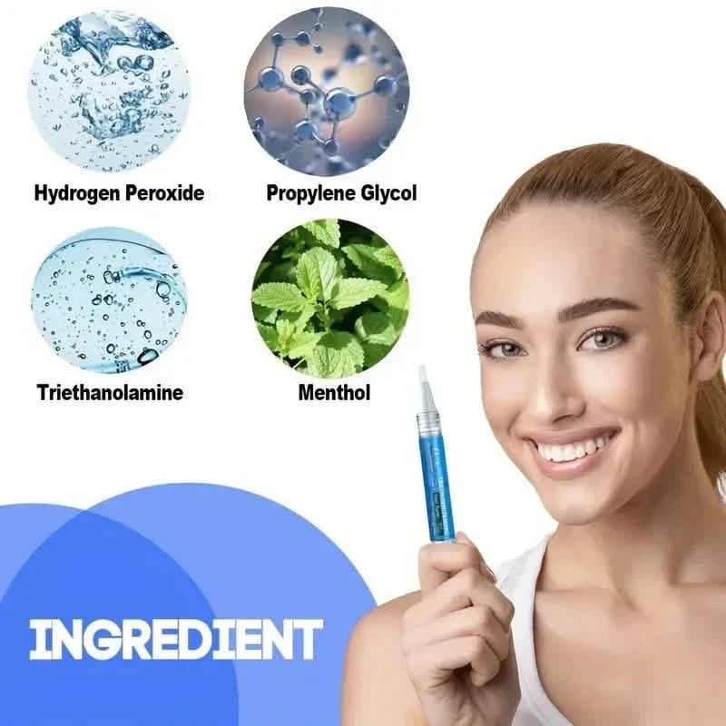 4-Pack: Bright White Mint Flavor 3Ml/0.1Fl Oz Teeth Whitening Gel Pen-4-Pack: Bright White Mint Flavor 3Ml/0.1Fl Oz Teeth Whitening Gel Pen