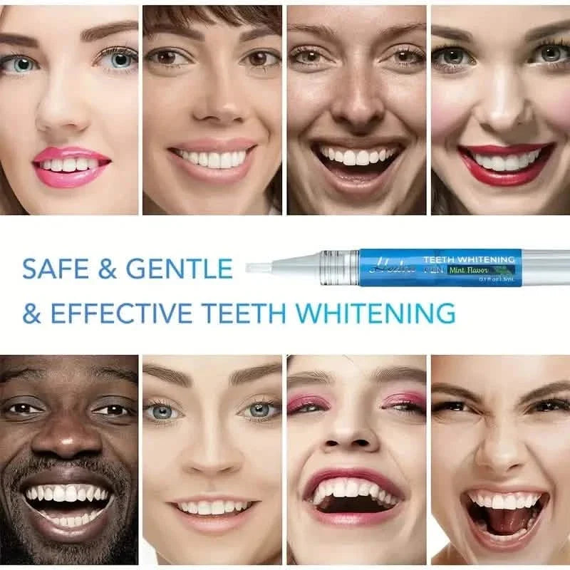 4-Pack: Bright White Mint Flavor 3Ml/0.1Fl Oz Teeth Whitening Gel Pen-4-Pack: Bright White Mint Flavor 3Ml/0.1Fl Oz Teeth Whitening Gel Pen