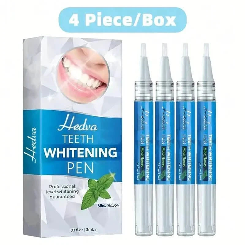 4-Pack: Bright White Mint Flavor 3Ml/0.1Fl Oz Teeth Whitening Gel Pen-4-Pack: Bright White Mint Flavor 3Ml/0.1Fl Oz Teeth Whitening Gel Pen