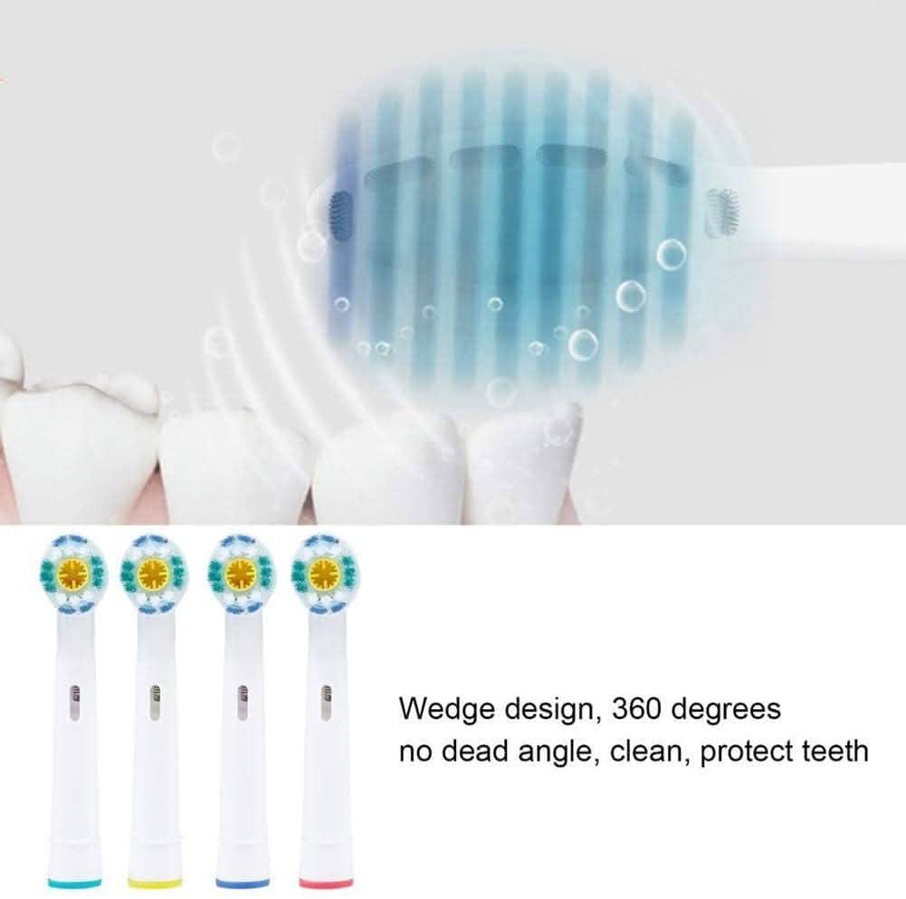4-Pack: EB18A Replacement Electric Toothbrush Head-4-Pack: EB18A Replacement Electric Toothbrush Head